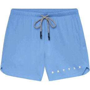Battle Sports Fly 2.0 Kids Athletic Shorts - Lightweight 6" Inseam Sweat Wicking Drawstring Shorts with Built-in Cell Pocket