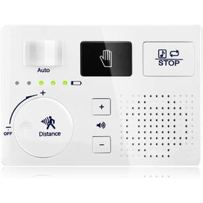 KiaoTime Bathroom White Noise Machine for Bathroom Privacy Motion Activated, Bathroom Noise Blocker - Sound Machine of Running Water Masks The Sound of Toilet Bathroom Restroom