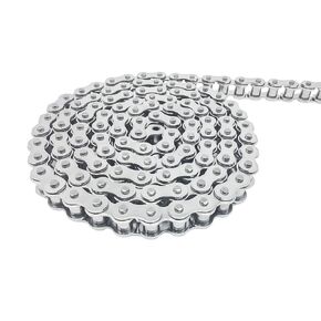 KOVPT 5FT #35 Stainless Steel Roller Chain with 1 Connecting Link for Go Carts Mini Bikes
