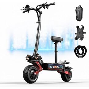 Electric Scooter for Adults,6000W Dual Motor E-scooter 60V 33AH Up to 50 MPH 60Miles Range,11" City Road/Off Road Tire Electric Scooter Foldable