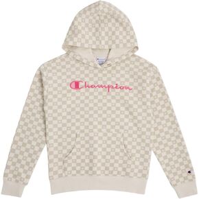 Champion Kids Clothes Sweatshirts Girls Youth Heritage Fleece Pull On Hoody Sweatshirt with Hood (Black, Large)