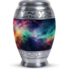 Galaxy Urn - الجرار الزخرفية للرماد البشري - الجرار للنساء الرماد البشري تذكار جرة صغيرة - الجرار الجنائزية للرماد - جرة حرق الجثث للبالغين - جرة تذكار صغيرة (الحجم - 3 بوصة) in Kuwait