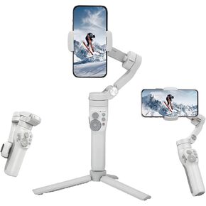 Gimbal Stabilizer for Smartphone, 3-Axis Phone Gimbal with Tripod, 7.8" Extension Rod, Portable and Foldable Vlog Stabilizer, for Android and iPhone 13 Pro Max, YouTube TikTok Video-FeiyuTech Vimble 3