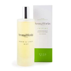 Aromaworks Inspire Room Mist - - Warm Aroma Combines Top Notes Of Spicy Black Pepper And Freshness Of Lime - 3.38 Oz Room Spray