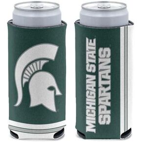 WinCraft NCAA Michigan State Spartans Slim Can Cooler, Team Colors, One Size