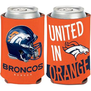 WinCraft Denver Broncos Can Cooler Slogan Design