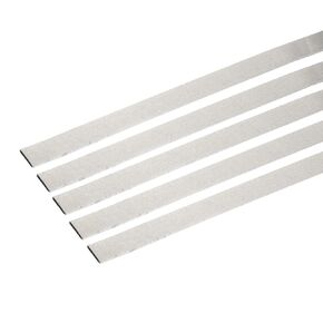 MECCANIXITY Foam Gasket 20" L x 0.59" W x 0.08" H High-Shielding Conductive Fabric Foam Strip with Adhesive Backing Grey 5Pcs