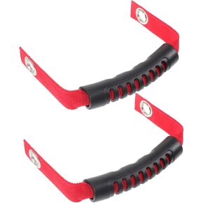 1 Pair Kayak Handle Car Accessories Kayak Replace Handles Sea Kayak Carry Handles Suitcase Handle Replacement Kayak Carry Replace Handles Red Back Seat PVC Handle Set
