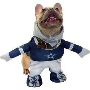 NFL Dallas Cowboys Officially Licensed Running Dog Costume by MODERN HERO Includes 2 pc Set - Bodysuit and Hat, Size XL