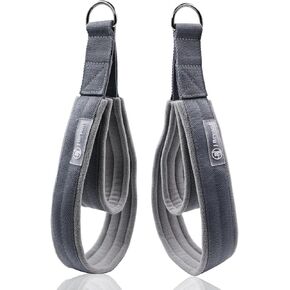 Pilates Double Loop Straps for Reformer Fitness D-Ring Straps,Yoga Exercise Accessories for Home Gym Workout,1 Pair