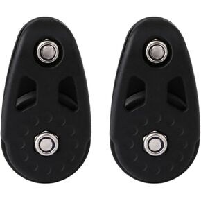 DYNWAVE Pack of 2 Nylon Pulley Block Sailing Sheave Anchor Trolley Rigging Hardware