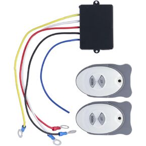 Wireless Winch Remote Control Set - Marine Hardware for Boat Sail Trim, Anchor and Windlass Control, Receiver Transmitter Kit