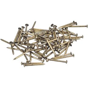 uxcell 160 Pcs Small Tiny Nails 1.5mmx20mm(DxL) Tiny Brass Nails Hardware Nails Small Nail for Wooden DIY Decorative Boxes Household Accessories, Bronze Tone