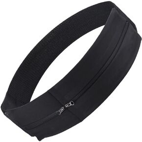 حزام الجري، حزمة حامل الهاتف، ملحقات صغيرة، حقيبة خصر للتمرين للنساء والرجال للجري، حقيبة خصر فتل تخزين، حقيبة حزام للمشي، السفر، الرياضة، التنزه سيرًا على الأقدام (أسود) in Kuwait