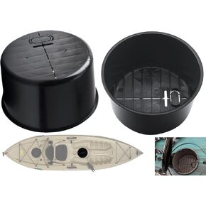 2 Pack Hatch Bucket Container Compatible with Lifetime Pro 103, Kokanee 106, Tamarack Angler 100, Tioga 100 kayaks, Weber Angler 110, Temptation 110, Spitfire 950T