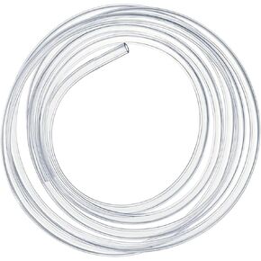 Yesallwas 9.8Feet - 10mm ID x 12mm OD Clear Vinyl Tubing, Translucent Plastic PVC Tubing Hose Pipe for Water Air Pump