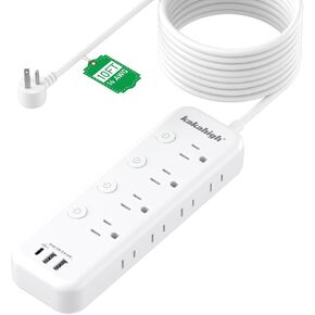 10FT Heavy Duty Extension Cord with Individual Switches on Off in Saudi Arabia