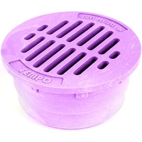 Premium USA Made 3" Inch GREEN Outdoor Round Flat Drain Grate Cover - Fits 3" Inch Sewer & Drain Pipe/Fittings, Also Fits Triple Wall Pipe & Corrugated Landscape Pipe 3" (GREEN)