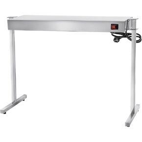 Freestanding Food Heat Lamp with T-Leg Strip Warmer Overhead Food Warmer Restaurant Commercial