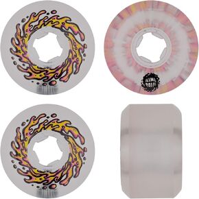 54mm Mirror Vomits Clear 99a Skateboard Wheels