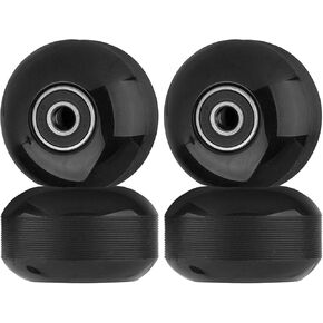 JDYYICZ Skateboard Wheels 52mm and Bearings Spacers Set, 95A Hard Wheels for Street Skateboard Tricks Cruiser, Pack of 4
