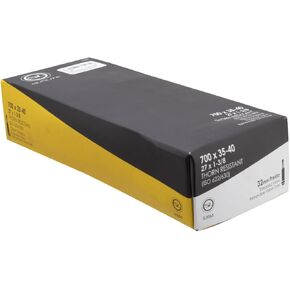 Sunlite Thorn Resistant Presta Valve Tubes, 700 x 35-40 (27 x 1.375) / 32mm, Black