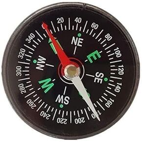 1Pc Black Camping Hiking Compass Navigation Portable Handheld Practical Guider Outdoor Convenient Direction Field Mini， Compasses ，Accessories