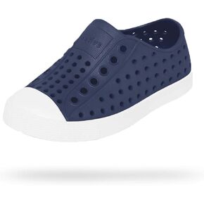 Native Shoes Kids Jefferson (Toddler/Little Kid) - EVA Upper and Lining - Perforations for Temperature Control Rookie Green/Shell White 9 Toddler M