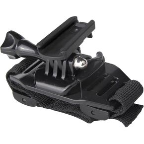 Ravemen AHM01 Bike Helmet Mount Accessories with Adjustable Strap and Adapter Compatible with GoPro