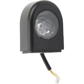 Qiilu Led Headlight for M365 Electric Scooter Headlight Abs, Electronic Components Electric Scooter Headlights Front Light Led Spotlight Warning Lamp for M365 M365 Pro