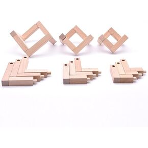 3 Set Moon Lamp Wood Holder, Wooden Lamp Base Wood Display Base Wood Support Base for 3D Moon Lamp Solid Base Detachable