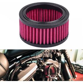 TDZ 2PC Air Filter Air Cleaner Intake Filter Fits For 1998-2017 Harley Sportster Iron 883 Dark Custom XL883, for XL1200 XL1200L XL1200X Forty Eight 2004-2016