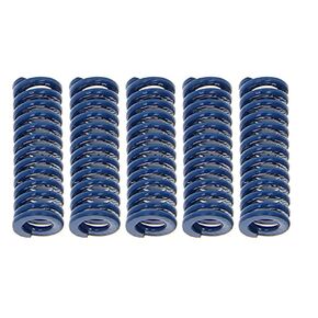 Load Mould Compression 3D Printer Die Spring 0.78" OD 2.36" Long Spring Steel Spiral Stamping Spiral Stamping Extra Light Load for Mechanical Equipment Accessories Blue