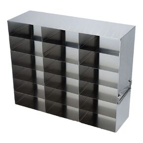 UF-362 Standard Freezer Rack for 2" Boxes, Stainless Steel, 3 x 6 Cap