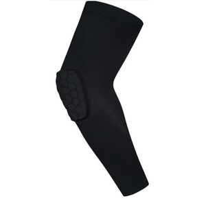 Arm Compression Sleeve with Elbow Pads, Honeycomb Padding for Support & Protection | Football Basketball Volleyball Men/Women