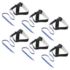 MECCANIXITY 12pcs ESD Anti Static Foot Heel Straps Anti Static Wrist Strap Band Adjustable for Grounding Removing Static Black