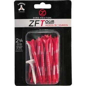 Zero Friction Tour 3-Prong Golf Tees (3-1/4 Inch, White, Pack of 30) in Kuwait