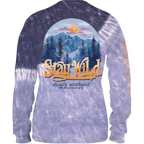 Simply Southern Stay Wild - Mountains - Adult Long Sleeve