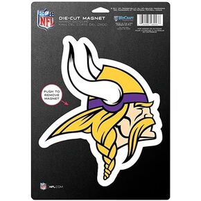 WinCraft Minnesota Vikings 6" x 9" Car Magnet