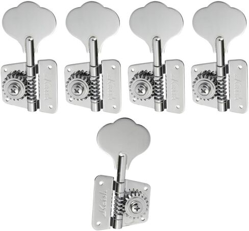 KAISH Chrome Vintage 70's Cloverleaf Bass موالفات آلات ضبط الجهير مفاتيح ضبط الجهير لموسيقى الجاز J Bass أو Precision P Bass in Saudi Arabia