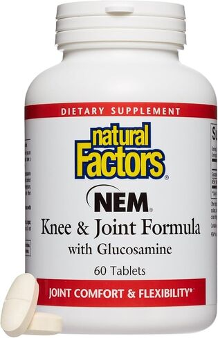 Natural Factors, NEM Knee & Joint Formula, Promotes Flexibility and Comfort, 60 Tablets in Saudi Arabia