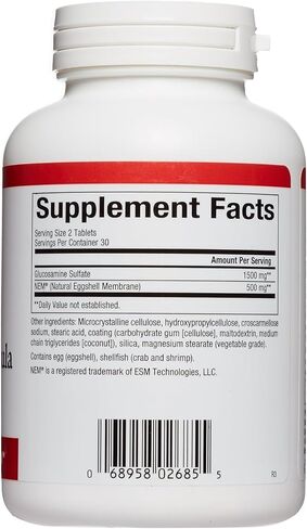 Natural Factors, NEM Knee & Joint Formula, Promotes Flexibility and Comfort, 60 Tablets in Saudi Arabia