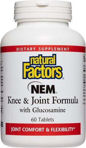 Natural Factors, NEM Knee & Joint Formula, Promotes Flexibility and Comfort, 60 Tablets in Saudi Arabia