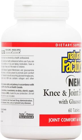Natural Factors, NEM Knee & Joint Formula, Promotes Flexibility and Comfort, 60 Tablets in Saudi Arabia