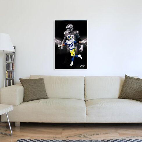 Lamar Jackson Poster Football Posters Football Posters For Boys Bedroom Football Wall Art Football Gifts Football Poster Art Prints Unframed 16X24 Poster in Saudi Arabia