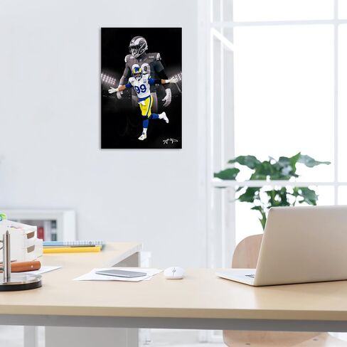 Lamar Jackson Poster Football Posters Football Posters For Boys Bedroom Football Wall Art Football Gifts Football Poster Art Prints Unframed 16X24 Poster in Saudi Arabia
