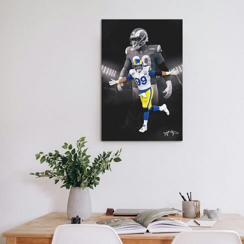 Lamar Jackson Poster Football Posters Football Posters For Boys Bedroom Football Wall Art Football Gifts Football Poster Art Prints Unframed 16X24 Poster in Saudi Arabia
