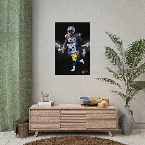 Lamar Jackson Poster Football Posters Football Posters For Boys Bedroom Football Wall Art Football Gifts Football Poster Art Prints Unframed 16X24 Poster in Saudi Arabia
