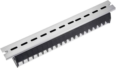 uxcell Barrier Terminal Strip Block 660V 20A Dual Rows 20P DIN Rail Base Screw Connector in Saudi Arabia