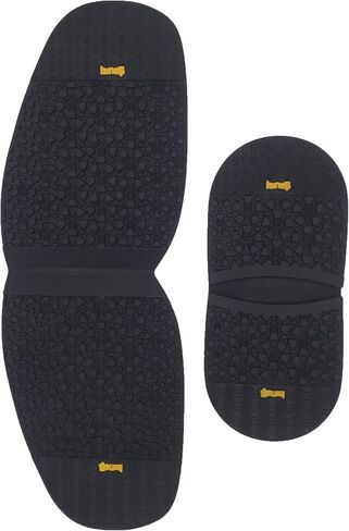 Shoe Repair Replacement Rubber Heels and Half Sole use for ice and Snow,4mm Thickness Half Sole and 7mm Heels (Black) in Saudi Arabia